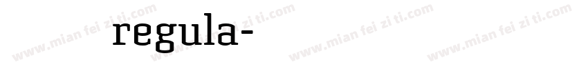 华文圆体 regula字体转换